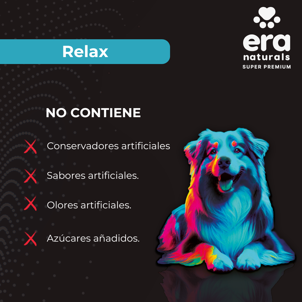 Suplemento para Perros Era Naturals Tranquilizante - Relax Calming Powder 300 Gr Suplemento para Perros Era Naturals Tranquilizante - Relax Calming Powder 300 Gr